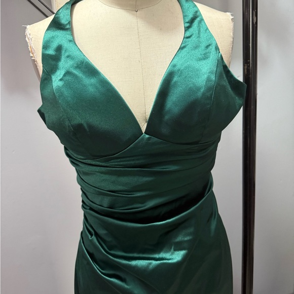 B Darlin Strapless Emerald Dress - Picture 4 of 12